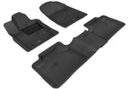 3D MAXpider 2013-2020 Jeep Grand Cherokee Kagu 1st & 2nd Row Floormats - Black