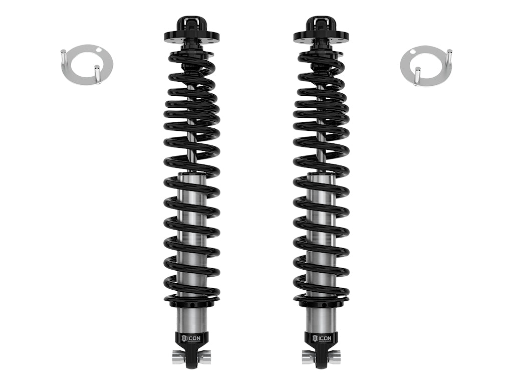 2021-2023 Ford Bronco Rear 1.25-3 Inch Lift V.S. 2.5 Series Coilover Kit Internal Reservoir Heavy Rate Spring Icon Vehicle Dynamics