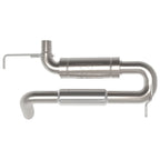 AFE 21-Up Bronco Axle-Back Exhaust System High-Clearance For Use With Bronco Rear Antirock Sway Bar System RockJock 4x4