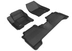 3D MAXpider 2013-2018 Ford C-Max/Escape Kagu 1st & 2nd Row Floormats - Black