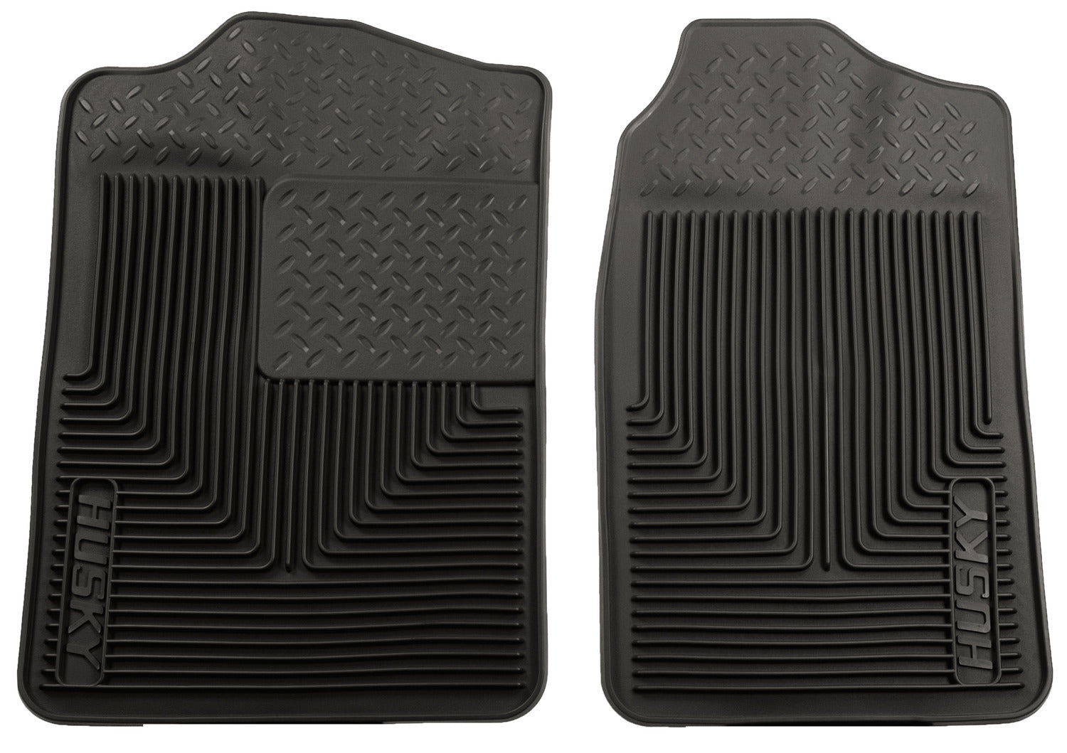 Heavy Duty Floor Mats Front Floor Mats For 1988-2000 C1500 Suburban, C2500 Suburban, C3500, K1500, K2500, K3500, R2500, R3500, Blazer, Yukon, Tahoe, Escalade Husky Liners