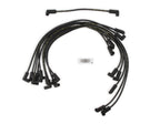 Spark Plug Wire Set- 8MM Super Stock Custom Black Wire Custom Spark Plug Wire Set 500 Ohms/Ft Sprial Core Sbc 1987-1995 V8 ACCEL