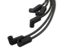 Spark Plug Wire Set- 8MM Super Stock Custom Black Wire Custom Spark Plug Wire Set 500 Ohms/Ft Sprial Core Sbc 1987-1995 V8 ACCEL