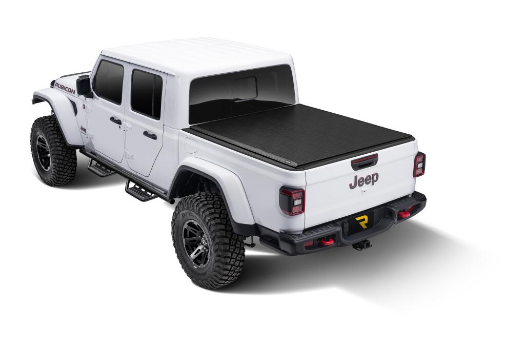 Lo Pro Tonneau Cover Black 2020-2025 Jeep Gladiator with or without Trail Rail System Truxedo
