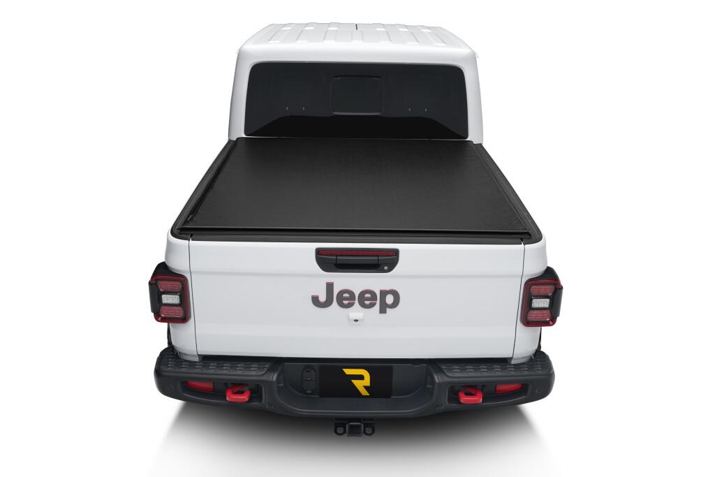 Lo Pro Tonneau Cover Black 2020-2025 Jeep Gladiator with or without Trail Rail System Truxedo