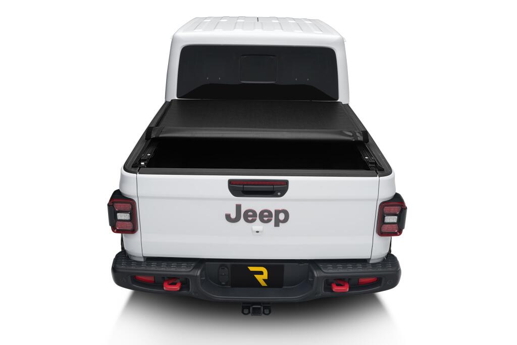 Lo Pro Tonneau Cover Black 2020-2025 Jeep Gladiator with or without Trail Rail System Truxedo