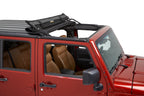 Jeep Wrangler Soft Top Sunrider for Hardtop For Jeep 2007-2018 Wrangler JK Black Premium Twill Bestop