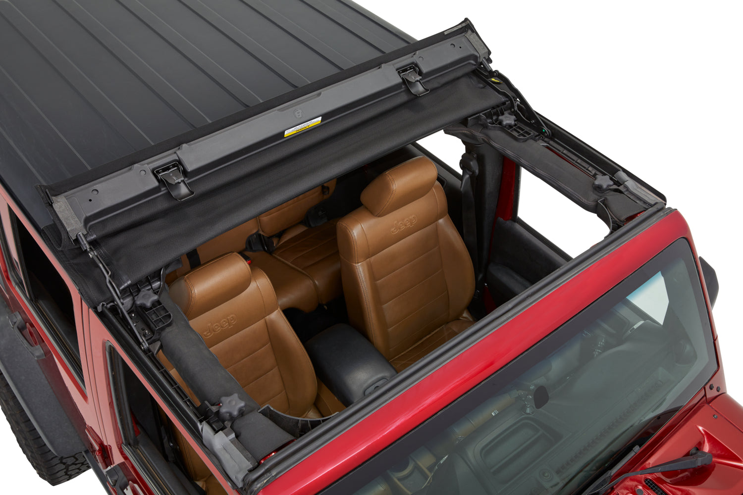 Jeep Wrangler Soft Top Sunrider for Hardtop For Jeep 2007-2018 Wrangler JK Black Premium Twill Bestop