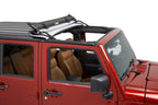 Jeep Wrangler Soft Top Sunrider for Hardtop For Jeep 2007-2018 Wrangler JK Black Diamond Bestop