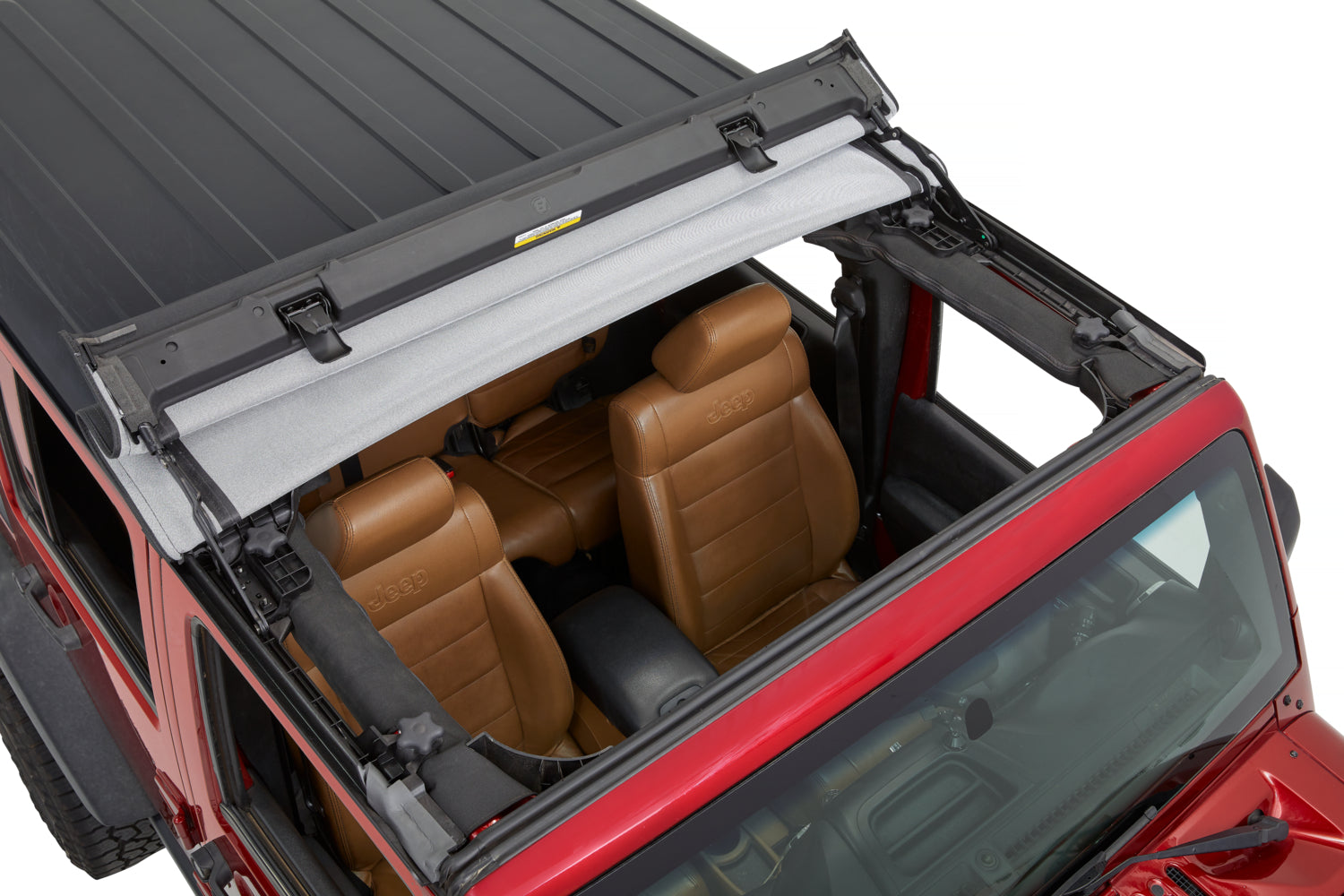 Jeep Wrangler Soft Top Sunrider for Hardtop For Jeep 2007-2018 Wrangler JK Black Diamond Bestop