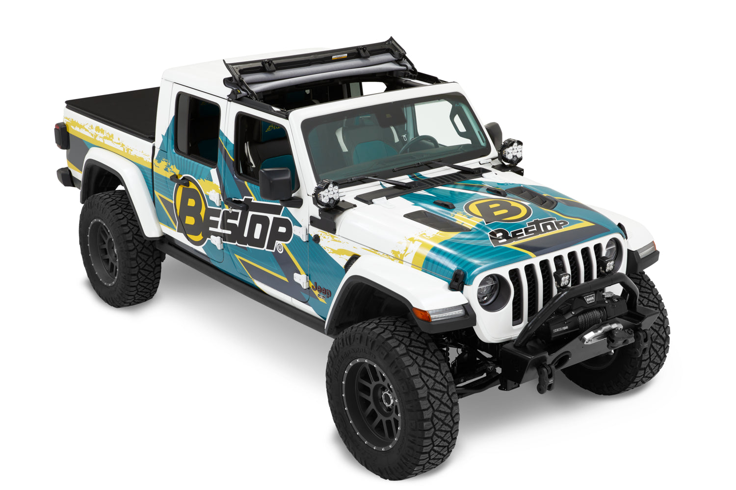 Sunrider for Hardtop Jeep '20-26 Gladiator '18-26 Wrangler JL Black Diamond Bestop