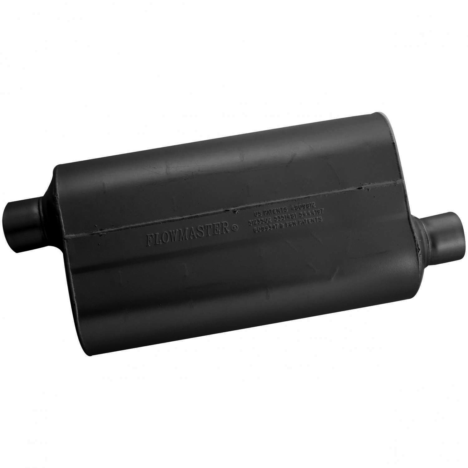 Super 50 Series Chambered Muffler Super 50 2.50 Offset In 2.50 Offset Out Mild Sound Flowmaster