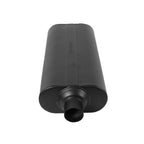 70 Series Chambered Muffler 70 Series 2.50 Offset In 2.50 Center Out Mild Sound Flowmaster