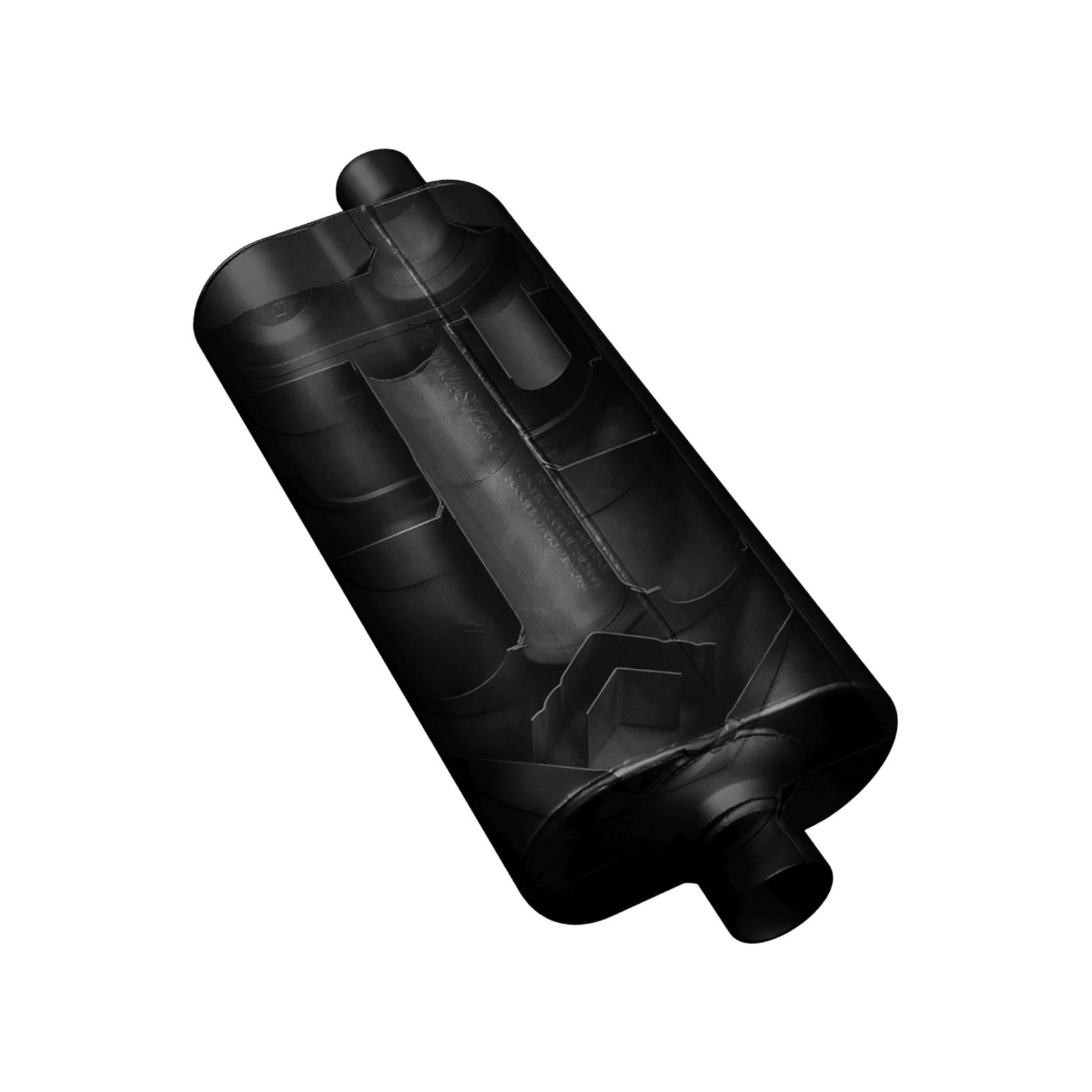 70 Series Chambered Muffler 70 Series 3.00 Center In 2.25 Dual Out Mild Sound Flowmaster