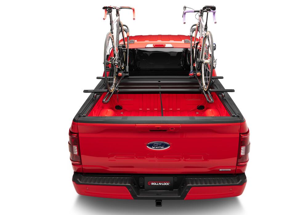 E-Series XT Locking Retractable Truck Bed Cover for 2016-2023 Toyota Tacoma 5' 1 inch Bed without Trail Special Edition Storage Boxes Roll N Lock