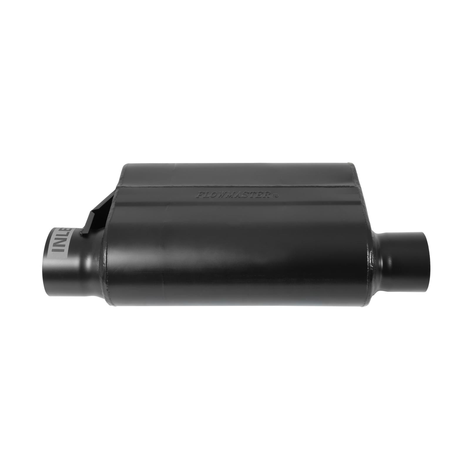 Alcohol Race Muffler Alcohol Race Muffler 3.50 Offset In 3.00 Same Side Out Aggressive Sound Flowmaster