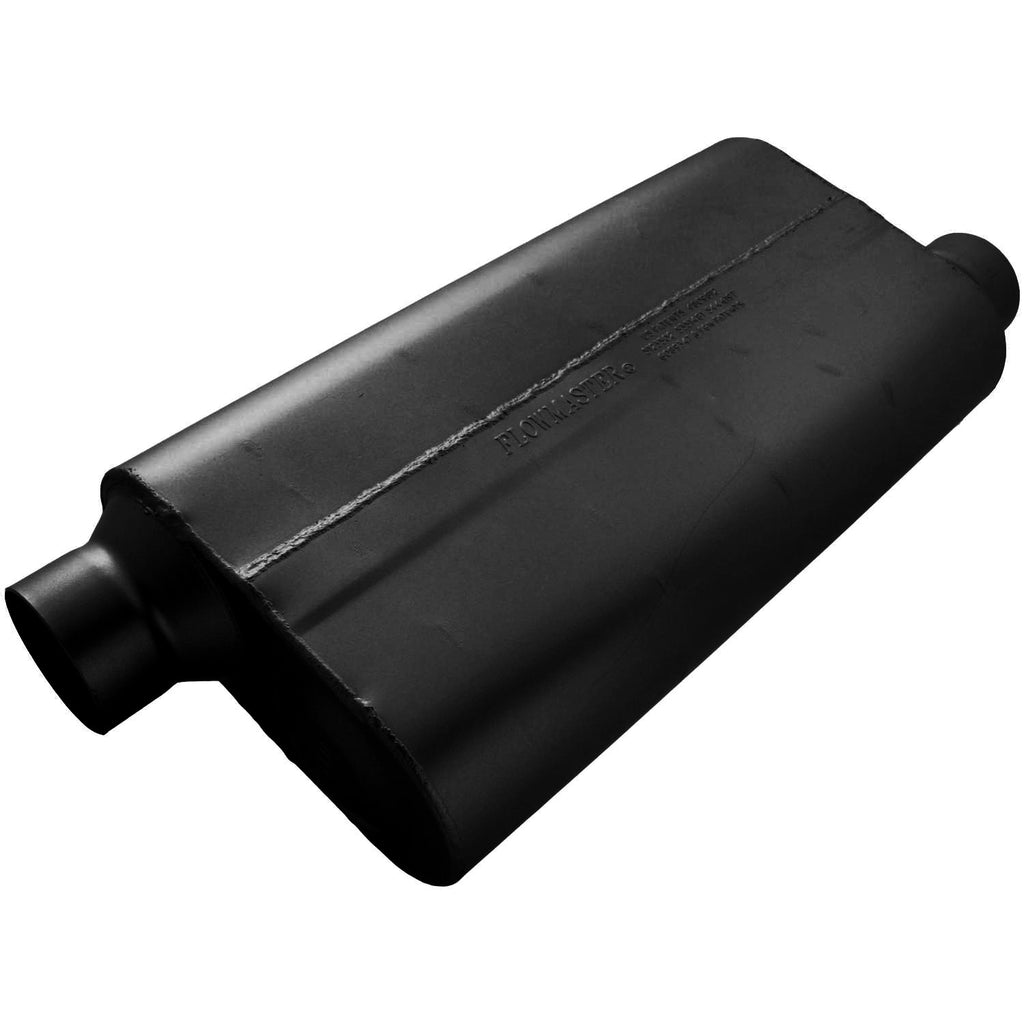 50 Series Big Block Chambered Muffler 50 Big Block 3.50 Offset In 3.50 Offset Out Mild Sound Flowmaster