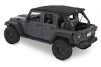 Jeep Trektop Glide - Jeep 07-18 Wrangler JK 4-Door (Premium Black Twill) Bestop