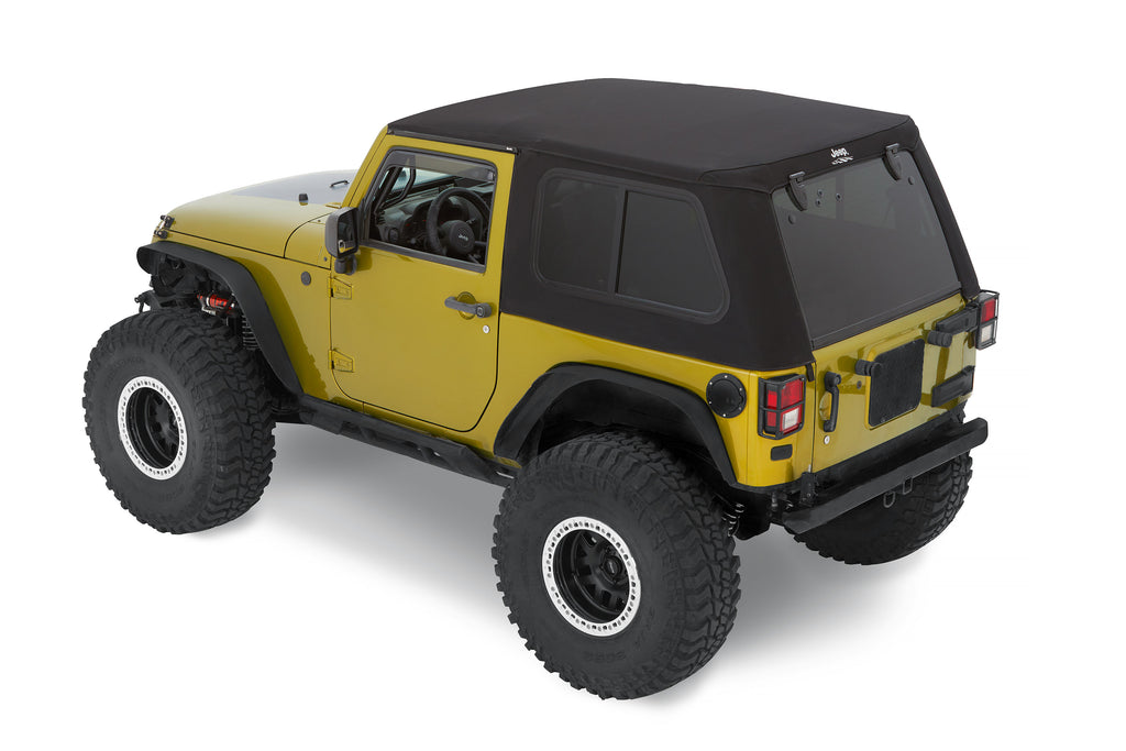 Jeep Trektop Pro - Jeep 07-18 Wrangler JK 2-Door (Premium Black Twill) Bestop