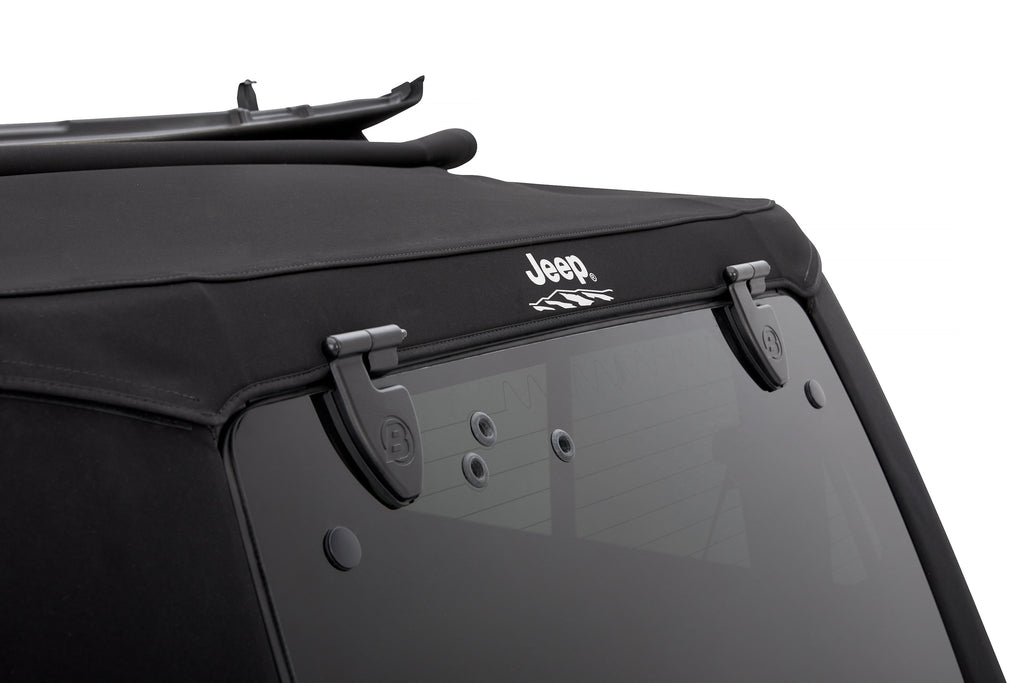 Jeep Trektop Pro - Jeep 07-18 Wrangler JK 2-Door (Premium Black Twill) Bestop