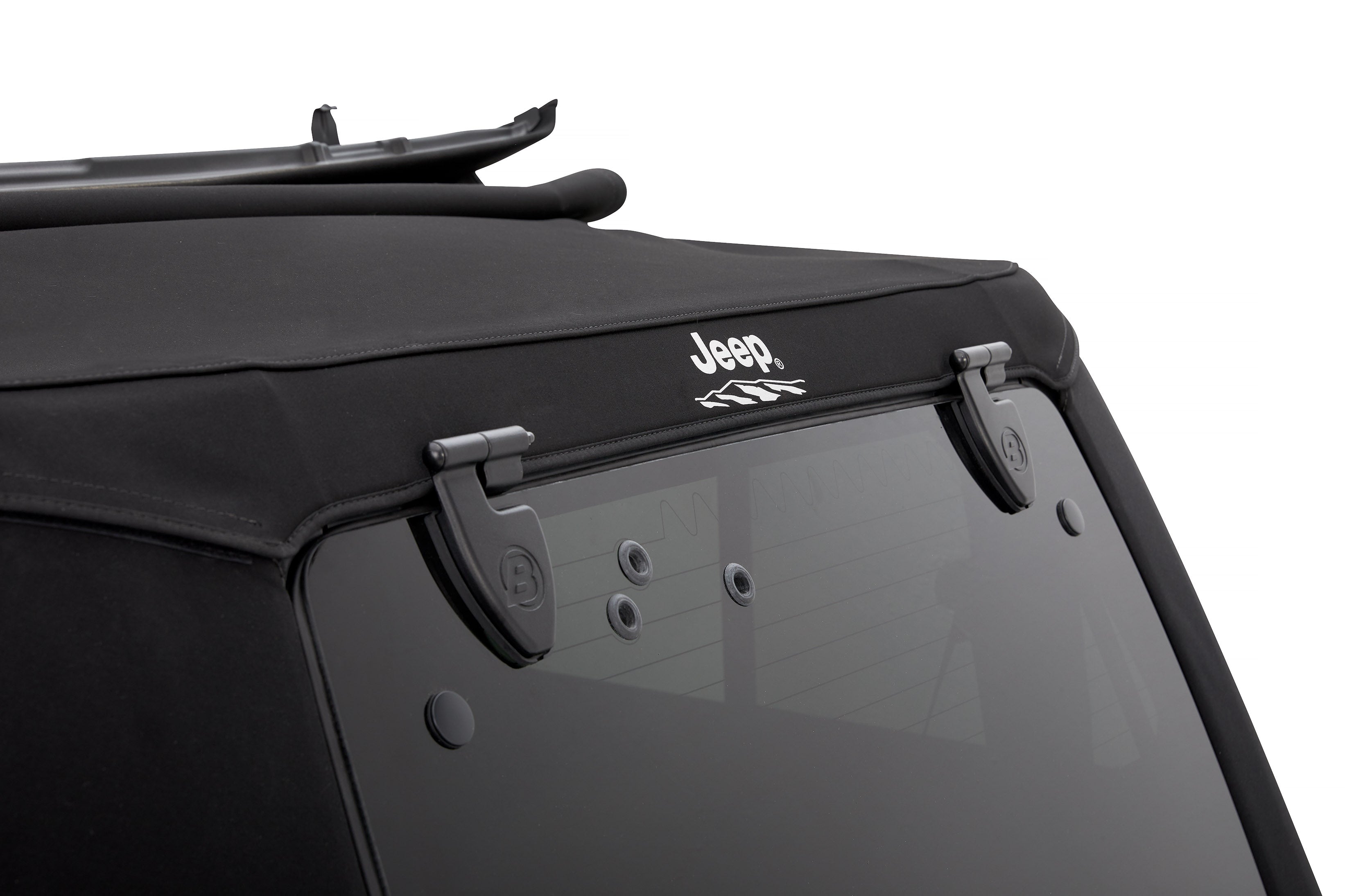 Jeep Trektop Pro - Jeep 07-18 Wrangler JK 2-Door (Premium Black Twill) Bestop