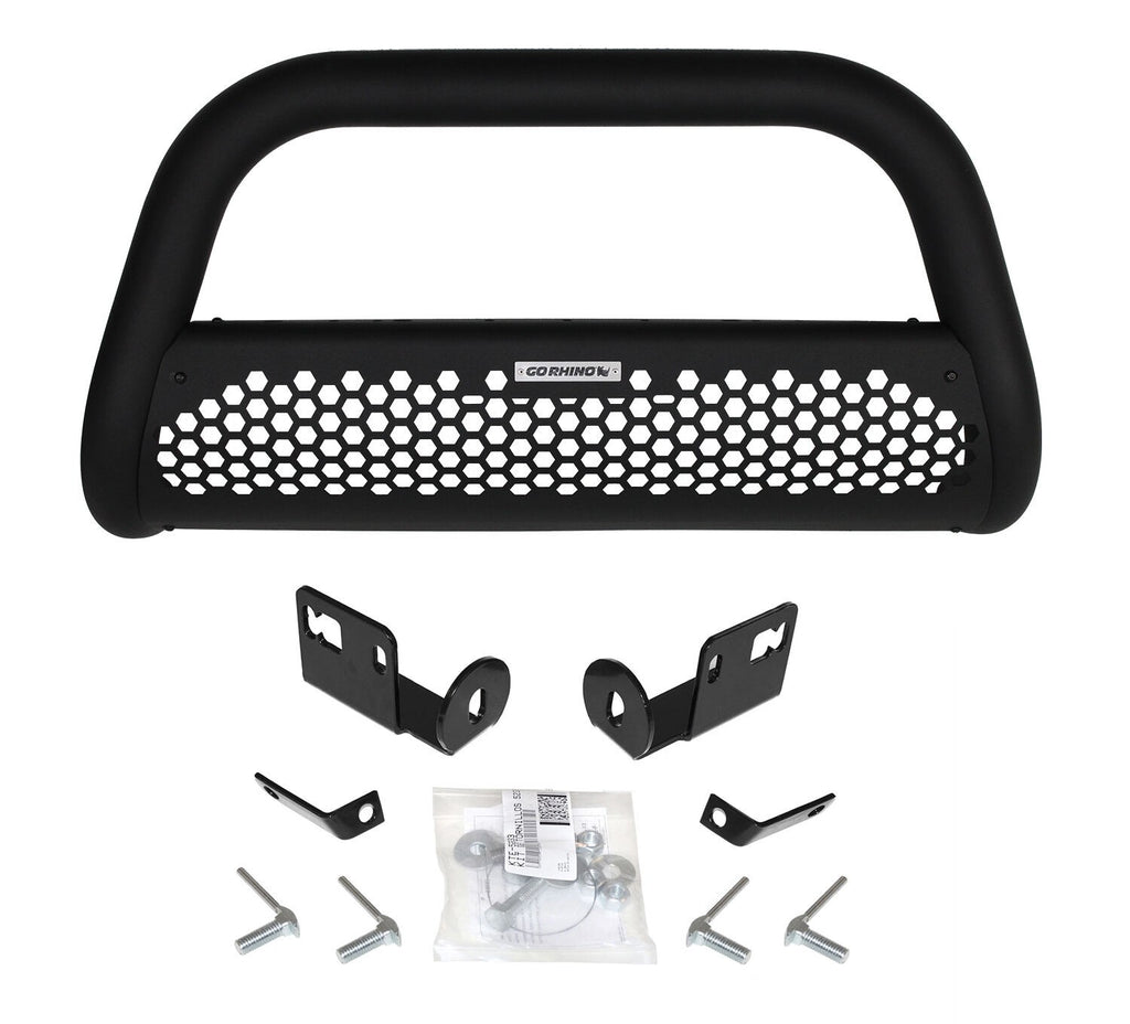 RC2 Bull Bar with Mounting Brackets Textured Black 2003-2006 Silverado/Sierra 2500 HD Go Rhino