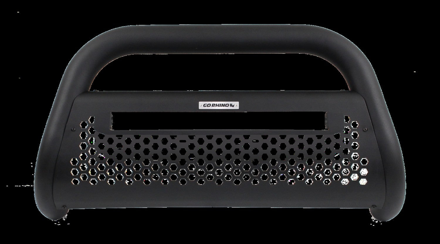 RC2 LR Bull Bar with Mounting Brackets & 20 Inch Light Bar Opening Textured Black 2006-2008 Dodge Ram 1500/2500/3500 Go Rhino