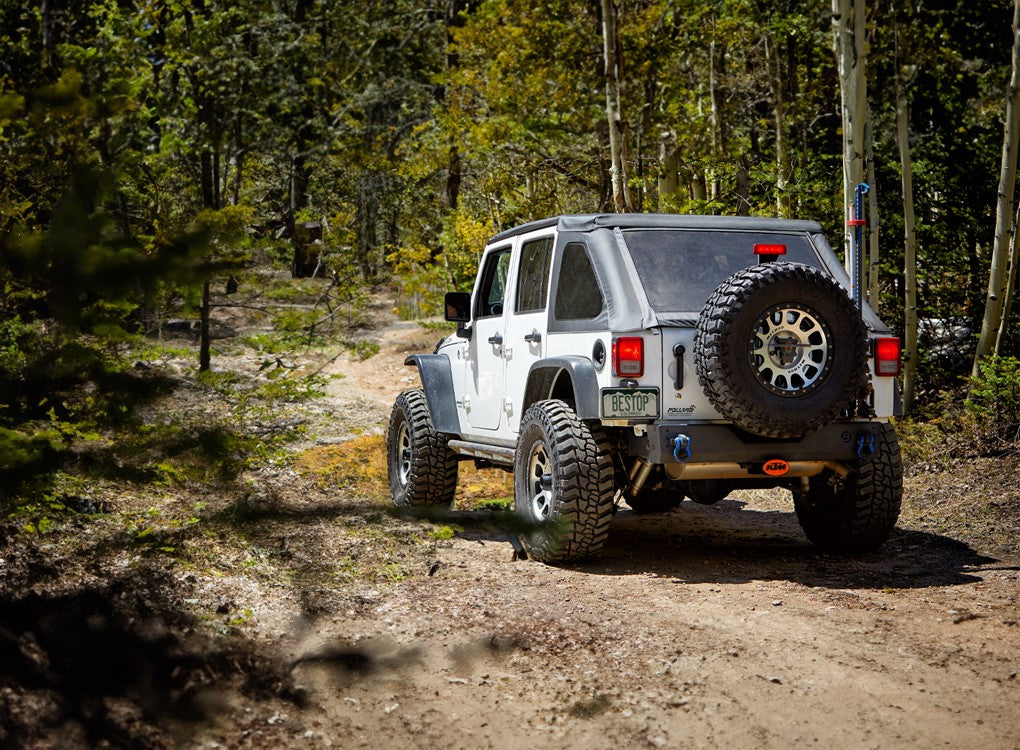 The Ascent Soft Tops For Jeep 2007-2018 Wrangler JK 4 Door Black Diamond Bestop