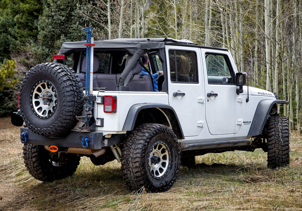 The Ascent Soft Tops For Jeep 2007-2018 Wrangler JK 4 Door Black Diamond Bestop
