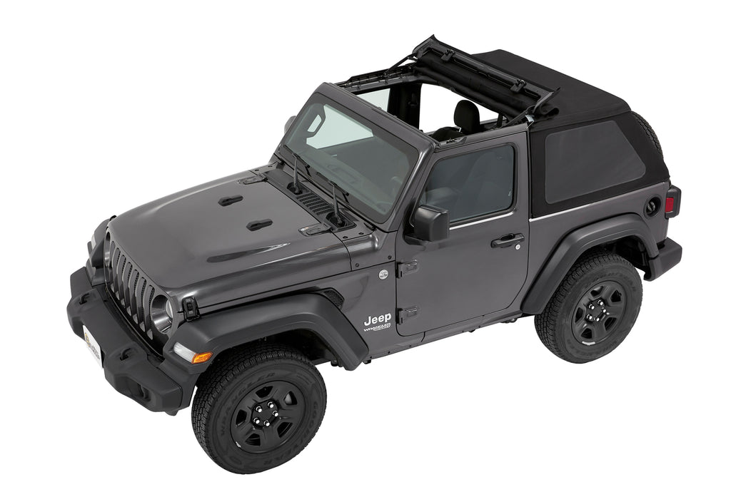 Trektop Jeep '18-26 Wrangler JL 2-Door Premium Black Twill Bestop