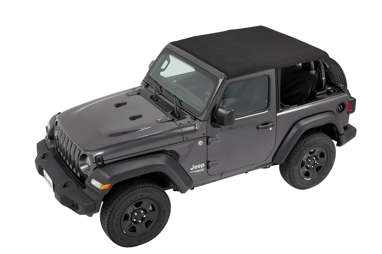 Trektop Jeep '18-26 Wrangler JL 2-Door Premium Black Twill Bestop