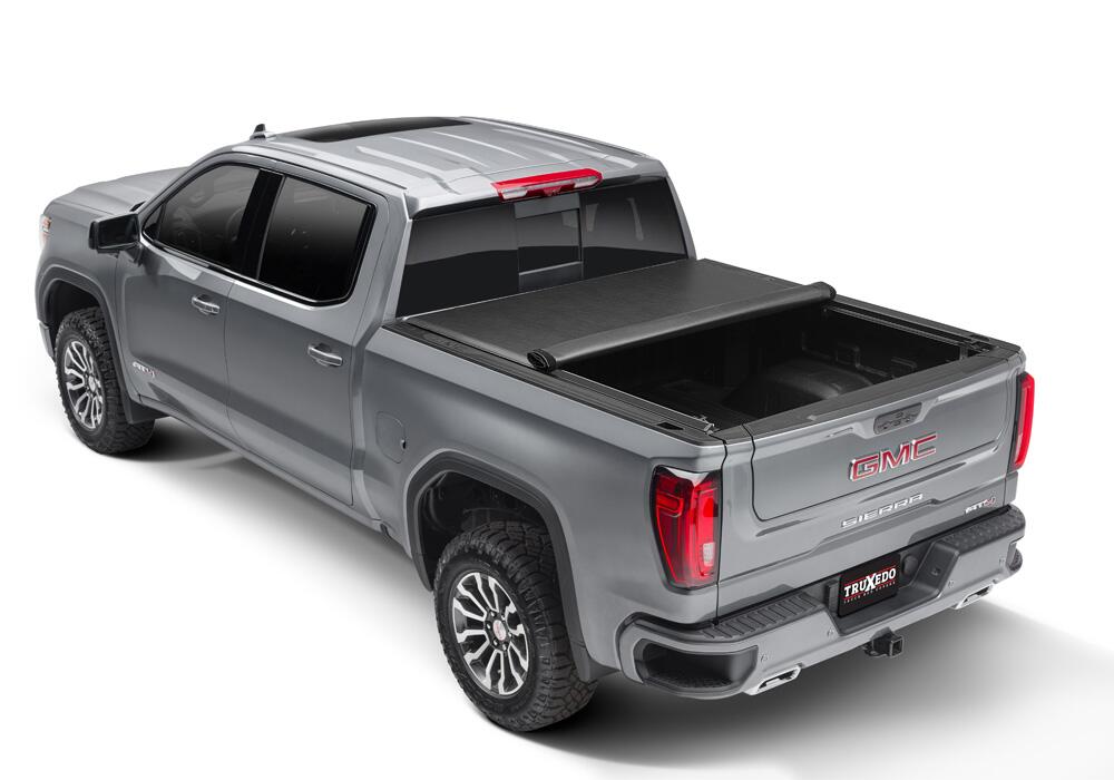 Lo Pro Tonneau Cover Black 2019 (New Body Style)-2026 Silverado/Sierra 1500 6 Foot 7 Inch Bed Truxedo