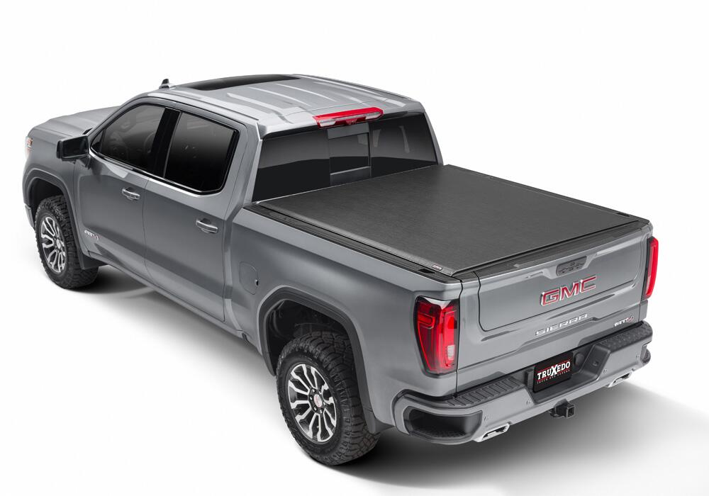 Lo Pro Tonneau Cover Black 2019 (New Body Style)-2026 Silverado/Sierra 1500/2020-2026 2500 HD/3500 HD 8 Foot Bed Truxedo