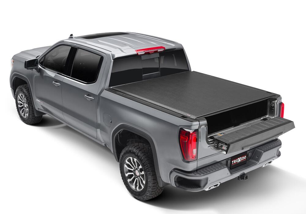 Lo Pro Tonneau Cover Black 2019 (New Body Style)-2026 Silverado/Sierra 1500/2020-2026 2500 HD/3500 HD 8 Foot Bed Truxedo