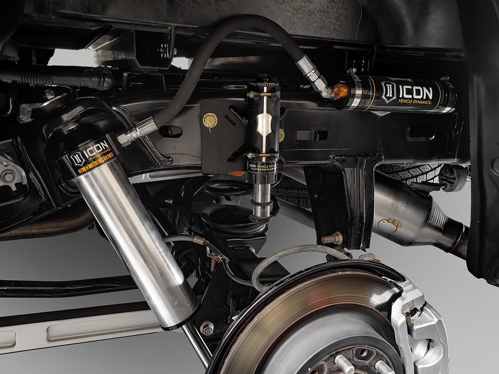 2022-2025 Toyota Tundra 0-1.5 Inch Lift 2023-2025 Sequoia 0-4 Inch Lift Rear V.S. 3.0 Series Shock Absorbers Remote Reservoir W CDCV Pair Icon Vehicle Dynamics