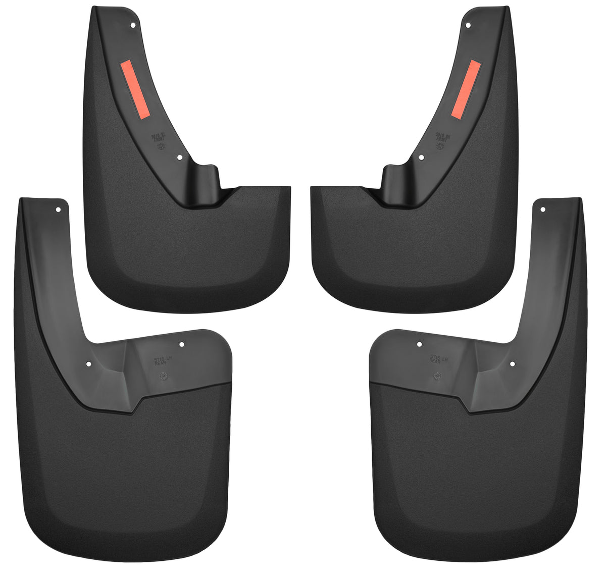 Custom Mud Guards Front and Rear Mud Guard Set For 2009-2023 Ram 1500/2500/3500, 1500 Classic, 2500, 3500 Husky Liners