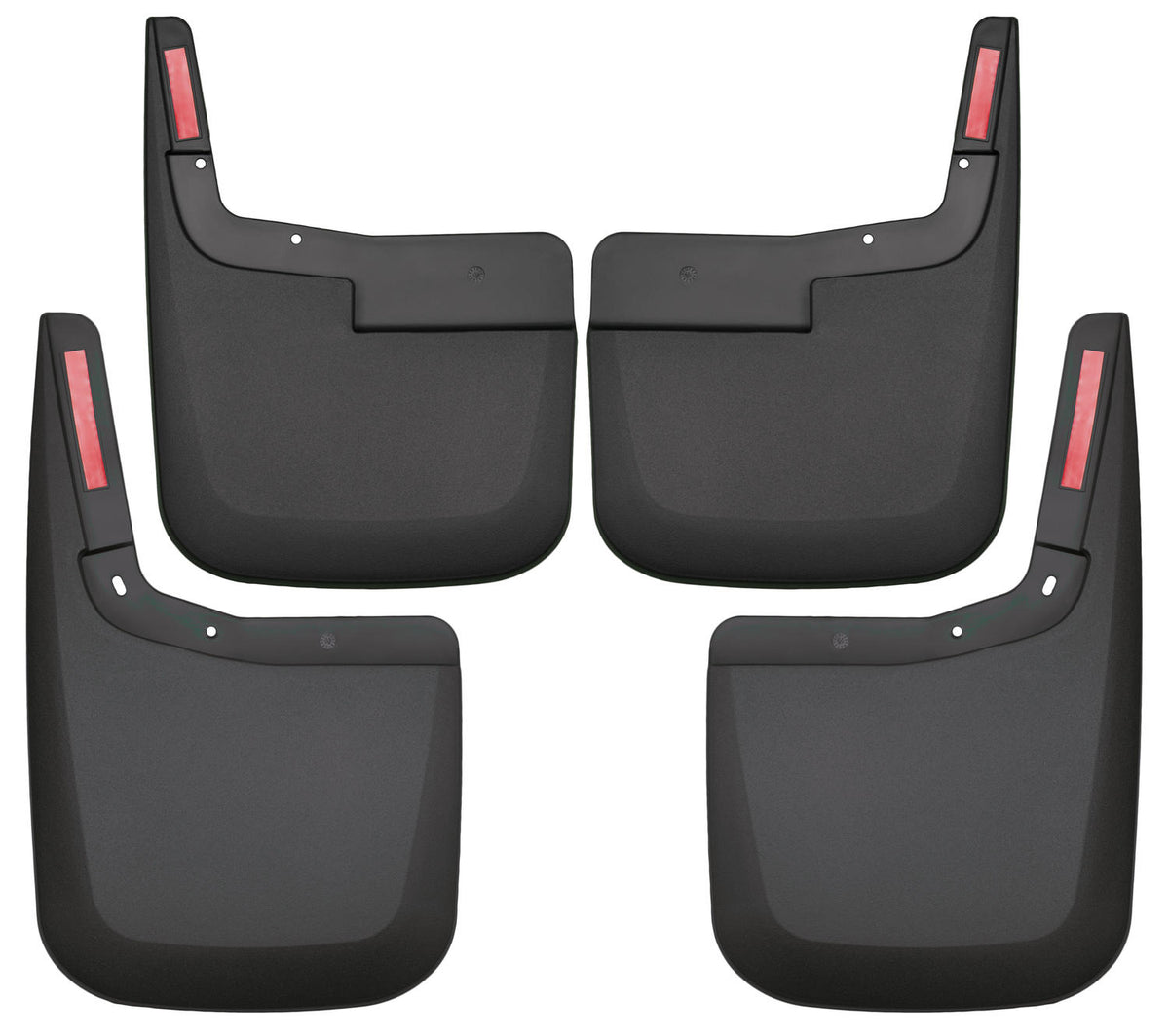 Custom Mud Guards Front and Rear Mud Guard Set For 2015-2020 F-150 Does Not Have Ford OEM Fender Flares Husky Liners