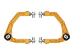 2024-2025 Toyota Tacoma/2024-2025 Toyota Land Cruiser 250 Series/2024-2025 Lexus GX550/2025 Toyota 4Runner Front Billet Upper Control Arms W/ Delta Joint Pro Gold Anodizing Icon Vehicle Dynamics
