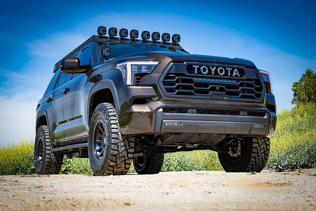 2022-2025 Toyota Tundra 1.25-3.5 Inch Lift 2023-2025 Sequoia 3-4.5 Inch Lift Front V.S. 2.5 Series Coilover Kit Remote Reservoir W  CDCV Pair Icon Vehicle Dynamics
