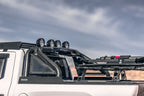 XRS Cross Bars Bed Rail Kit for Full/Mid Sized Trucks W/Tonneau Cover T Tracks Textured Black 2006-2026 Nissan Frontier 2016-2026 Toyota Tacoma 2017-2026 Ford F-250/F-350 Go Rhino