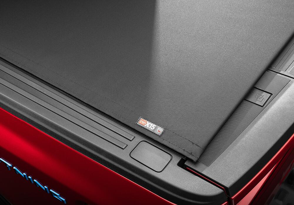 Lo Pro Tonneau Cover Black 2015-2025 Ford F-150 5 Foot 7 Inch Bed (Includes Lightning) Truxedo