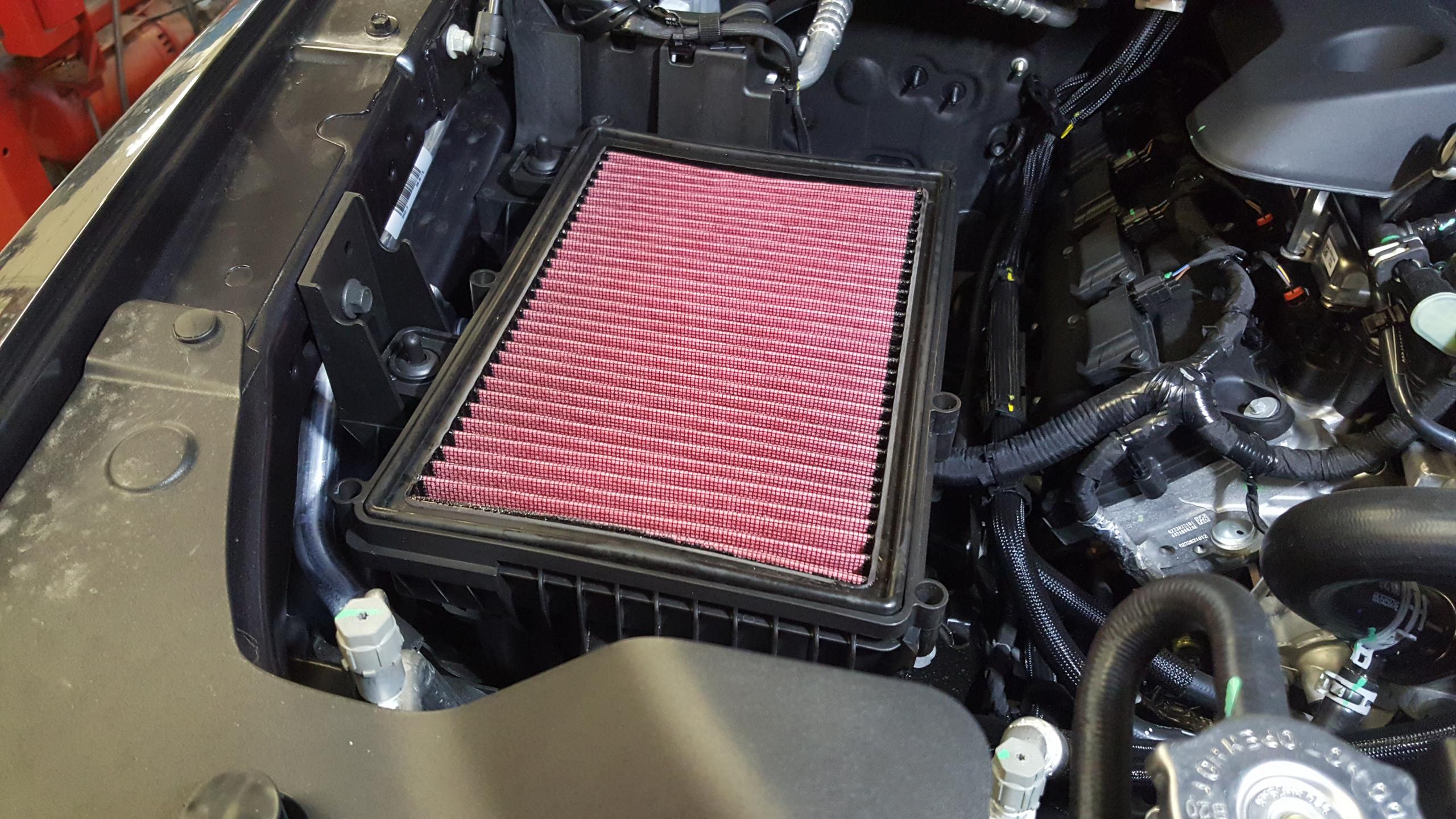 Delta Force Performance Panel Air Filter Fits 2002-2024 Ram 1500 And 2003-2018 2500/3500 Trucks With V6 & V8 Gas Engine With Factory Flat Panel Style Filter Flowmaster