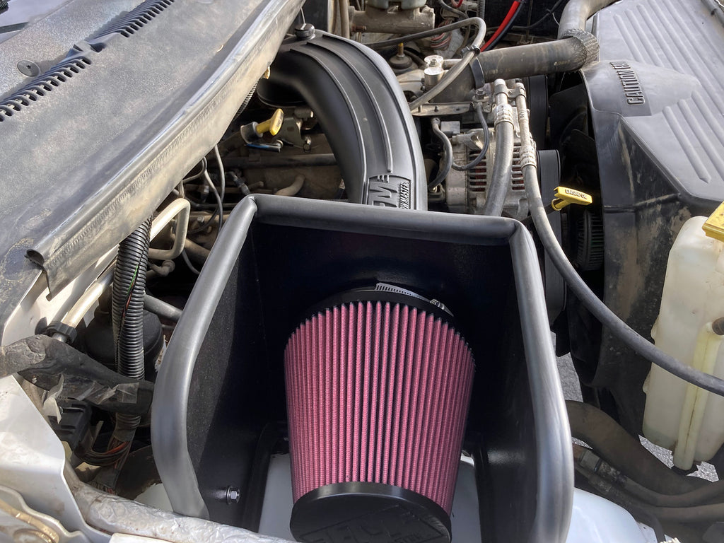 Delta Force Performance Air Intake Fits 1994-2001 Dodge Ram 1500, 1994-2002 2500, 3500 Trucks With 5.2L And 5.9L Engines Flowmaster