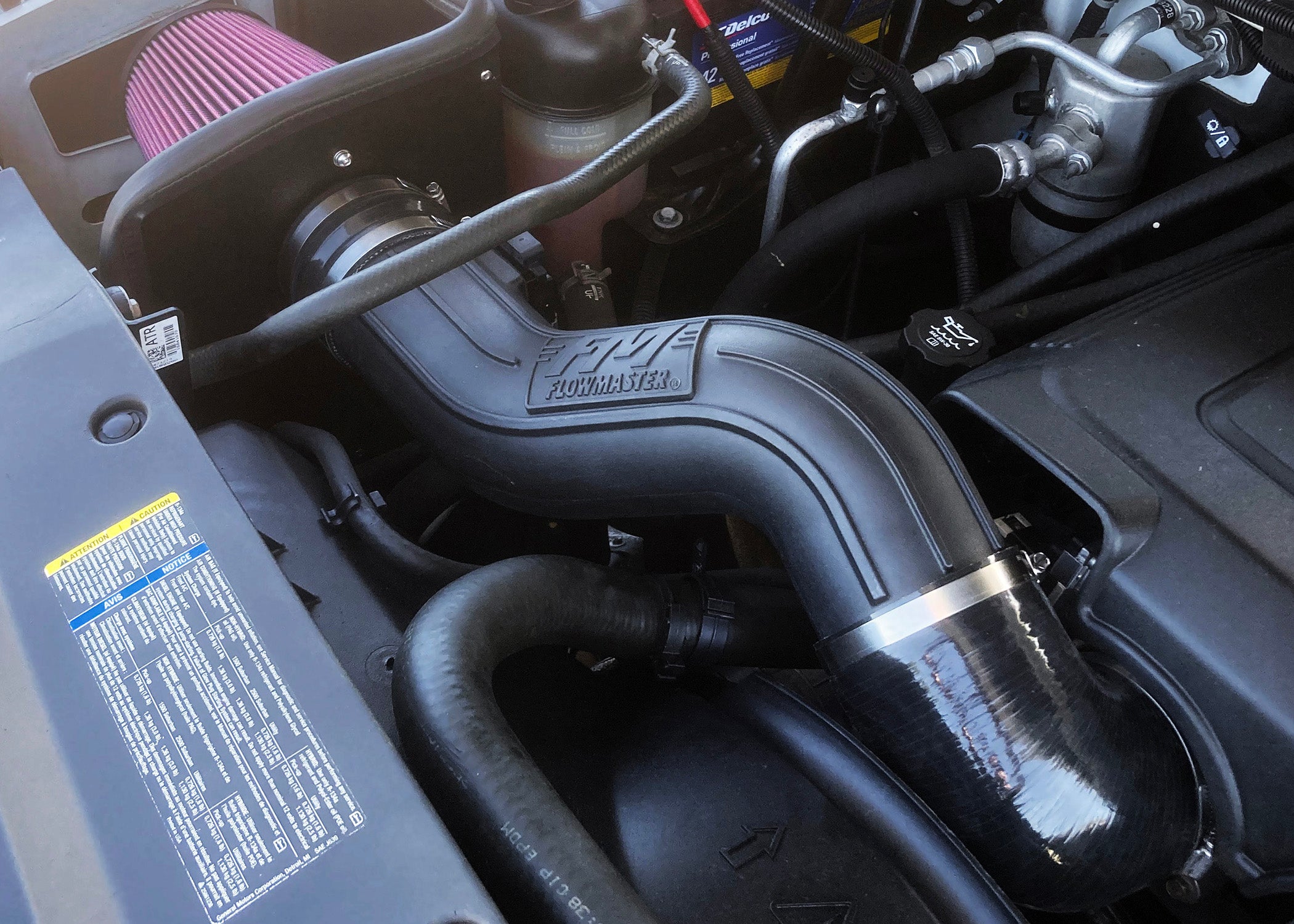 Delta Force Performance Air Intake Fits 2009-2015 Chevrolet/Gmc Silverado/Sierra 2500Hd/3500Hd 6.0L Gas Engine Flowmaster