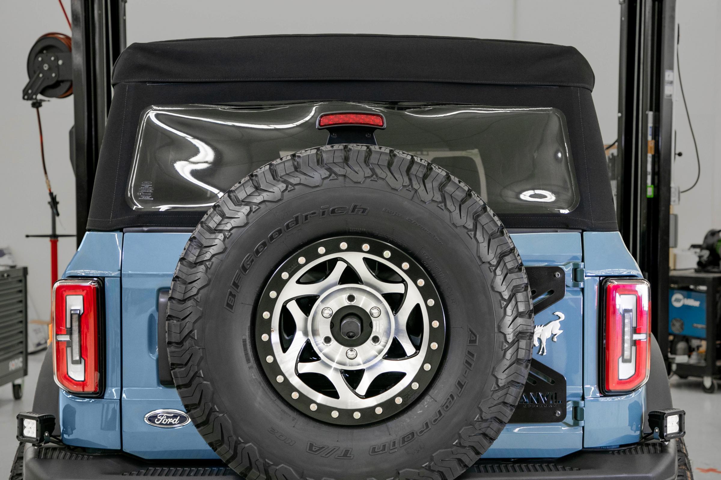 21-25 Ford Bronco Spare Tire Relocation Kit Anvil Off-Road