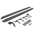 RB10 Slim Line Running Boards With Mounting Brackets Curved Protective Bedliner Coating 2019-2026 Ford Ranger Go Rhino
