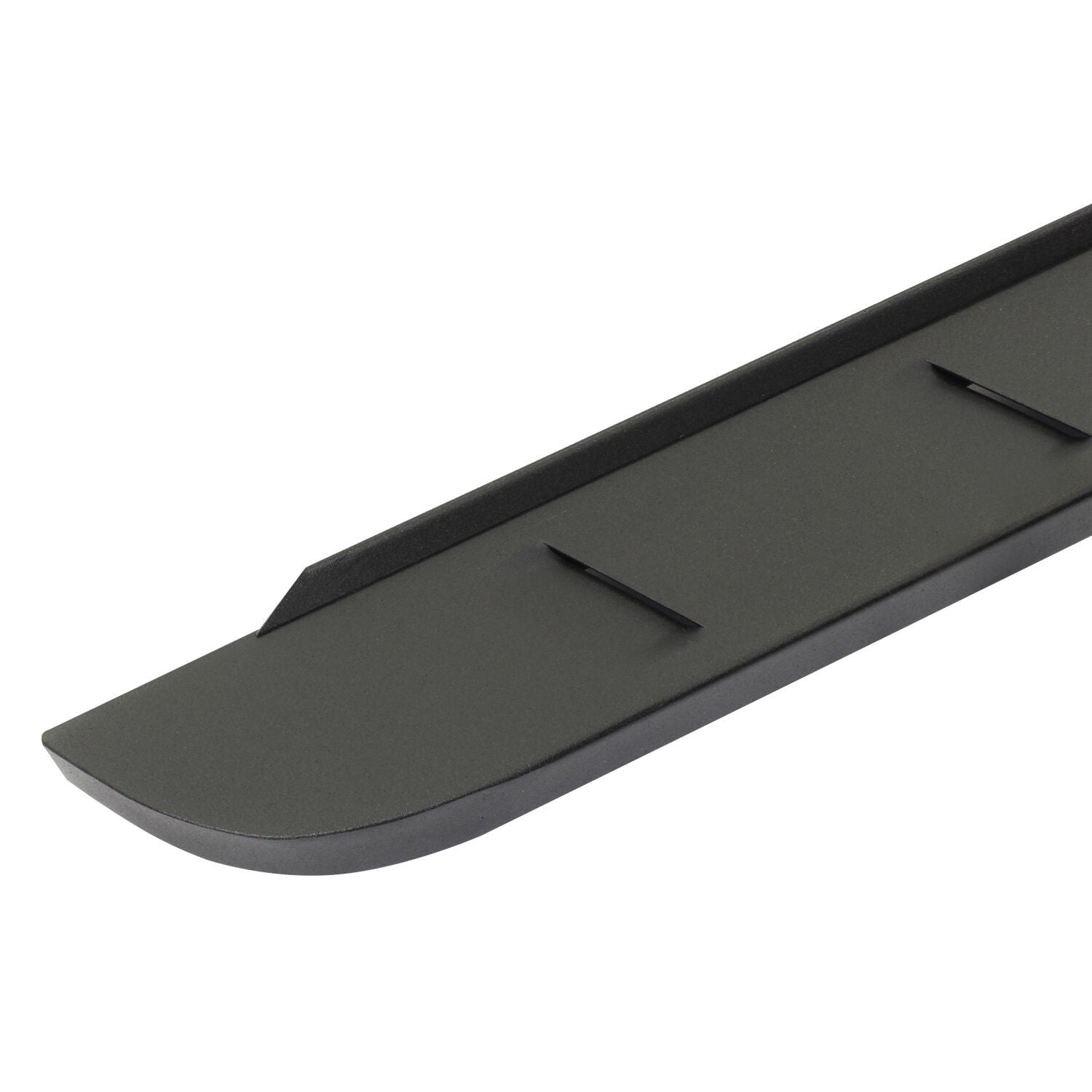 RB10 Slim Line Running Boards 80 Inch With Mounting Brackets Curved Textured Black 2015-2019 Silverado/Sierra 2500 HD Go Rhino
