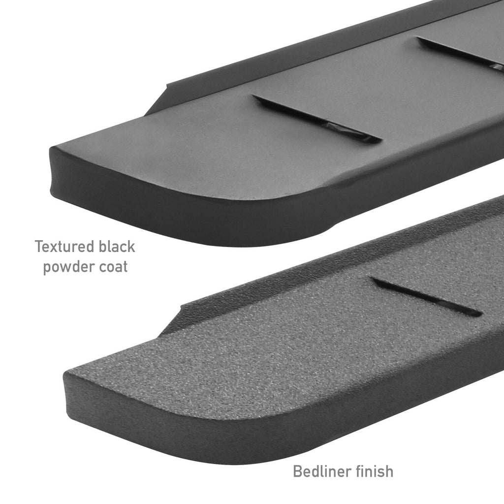 RB10 Running Boards With Mounting Brackets & 2 Pairs of Drop Steps Kit Textured Black 2015-2026 Ford F-150/ F-250/F-350 Go Rhino