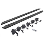RB10 Slim Line Running Boards With Mounting Brackets Curved Textured Black 2015-2026 Ford F-150/ F-250/F-350 Go Rhino