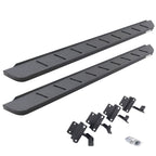 RB10 Running Boards With Mounting Brackets Protective Bedliner Coating 2015-2026 Ford F-150/ F-250/F-350 Extended Cab Go Rhino